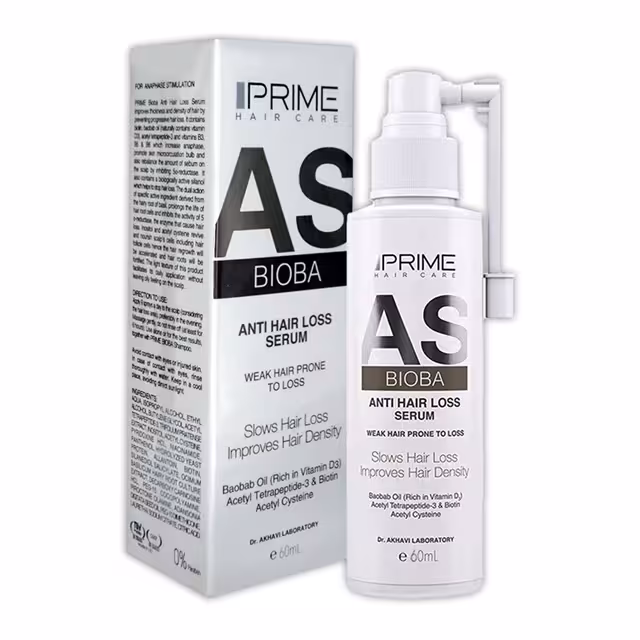 سرم تقویت کننده و ضد ریزش مو مدل AS پریم 60 میلی لیتر