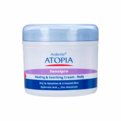 کرم مرطوب کننده و التیام بخش بدن آردن سری Atopia مدل Sensipro حجم 150 میلی لیتر