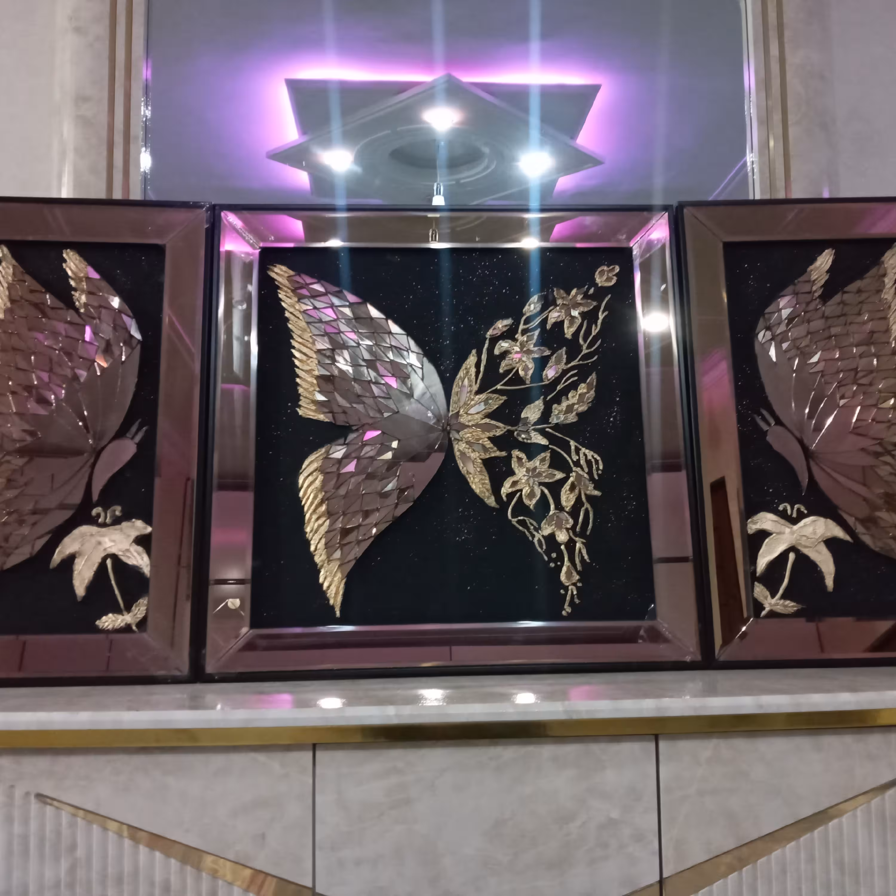 تابلو آینه کاری..تابلو آینه