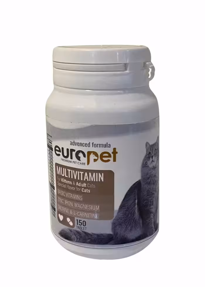 قرص مولتی ویتامین گربه یوروپت
