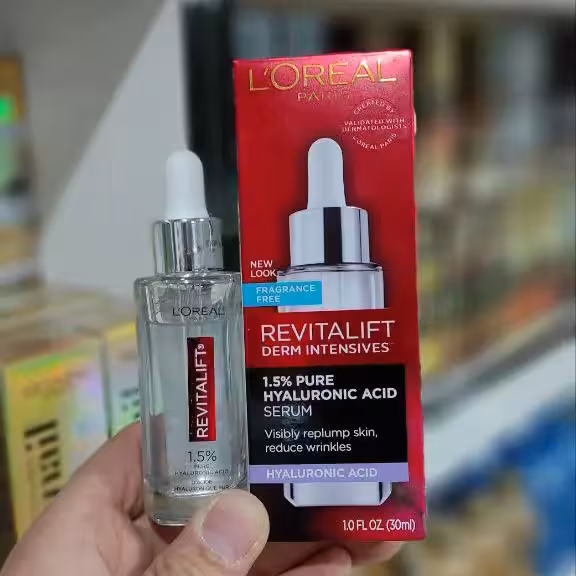 سرم جوانساز و ضد چین و چروک هیالورونیک اسید لورآل 30 میلی لیتر REVITALIFT