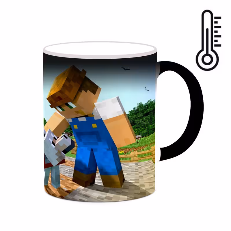 ماگ حرارتی چیتوکالا طرح ماینکرافت minecraft مدل mgh41064