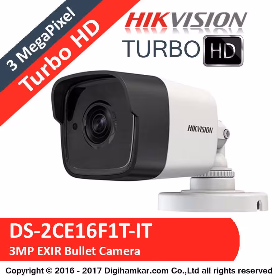 دوربین مداربسته TurboHD بولت هایک ویژن مدل DS-2CE16F1T-IT