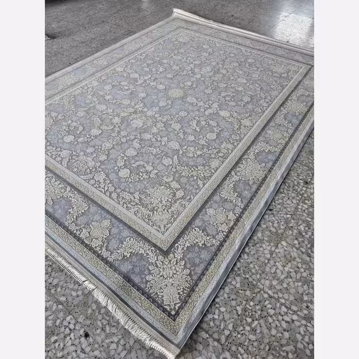 فرش ماشینی کاشان1200شانه 12متری طرح رستا دلفینی(باارسال رایگان)