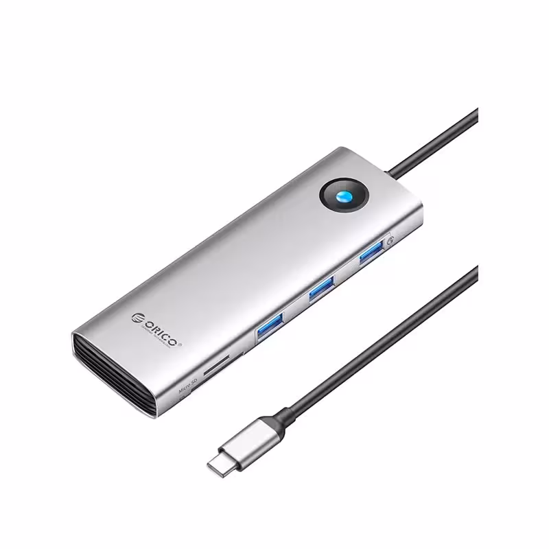 هاب 9 پورت USB-C اوریکو مدل PW11-9P