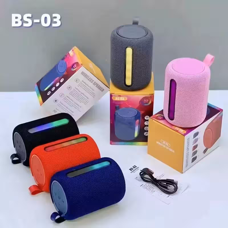 اسپیکرBS-03 رم خور و فلاش خوربلوتوث دار