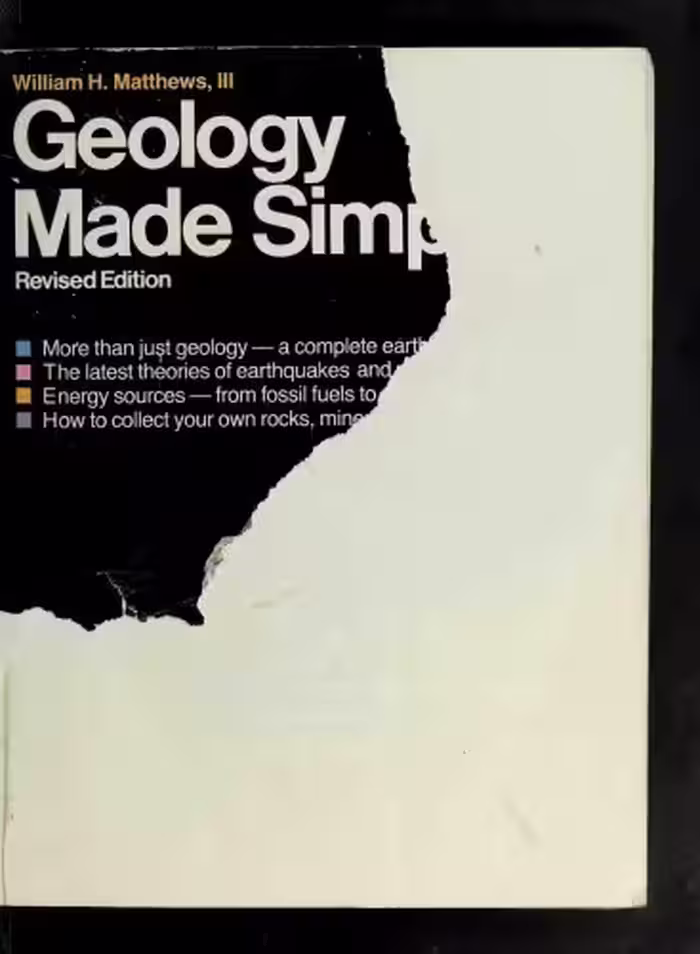 خرید و دانلود نسخه کامل کتاب Geology Made Simple