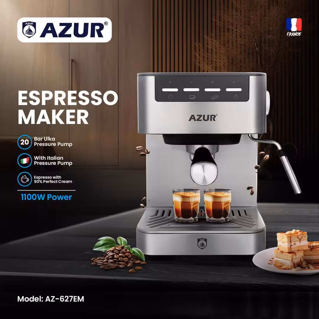 اسپرسوساز 20 بار آزور مدل AZ-627