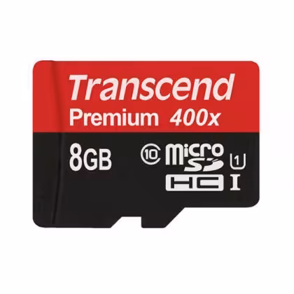 مموری میکرو Transcend Class10 U1 400x 60MB/S 8GB