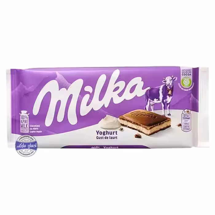 تابلت شکلات میلکا با مغز کرم ماست