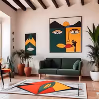 تابلو نقاشی کار دست کد کالا  1833