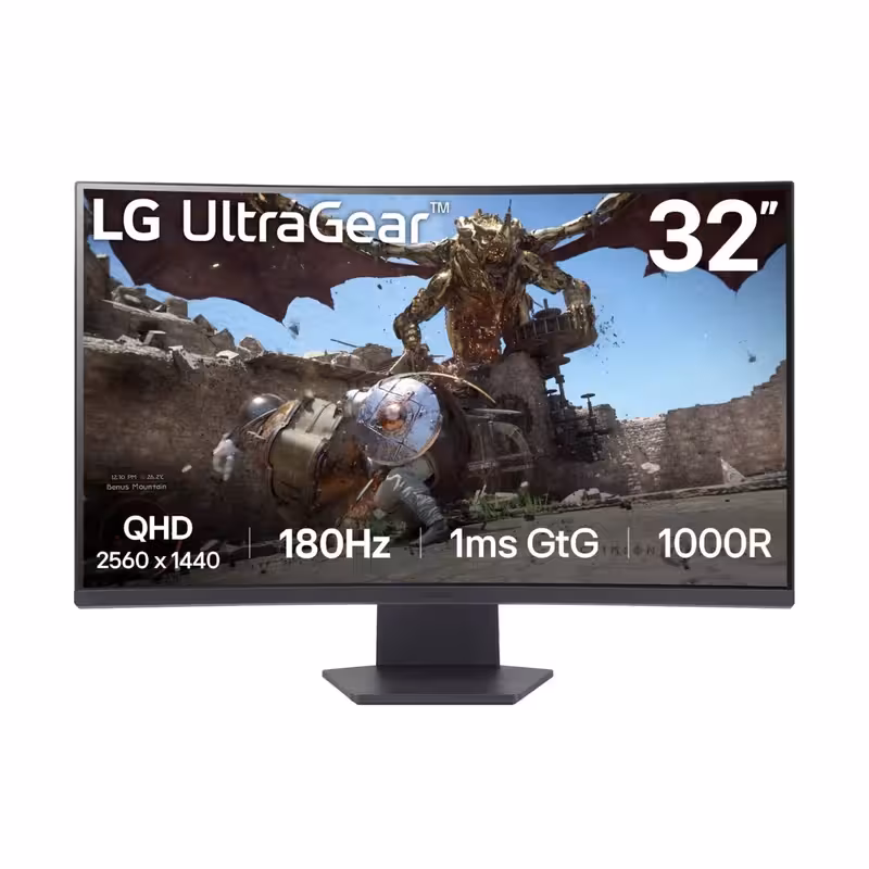 مانیتور ال جی 32GS60QC-B