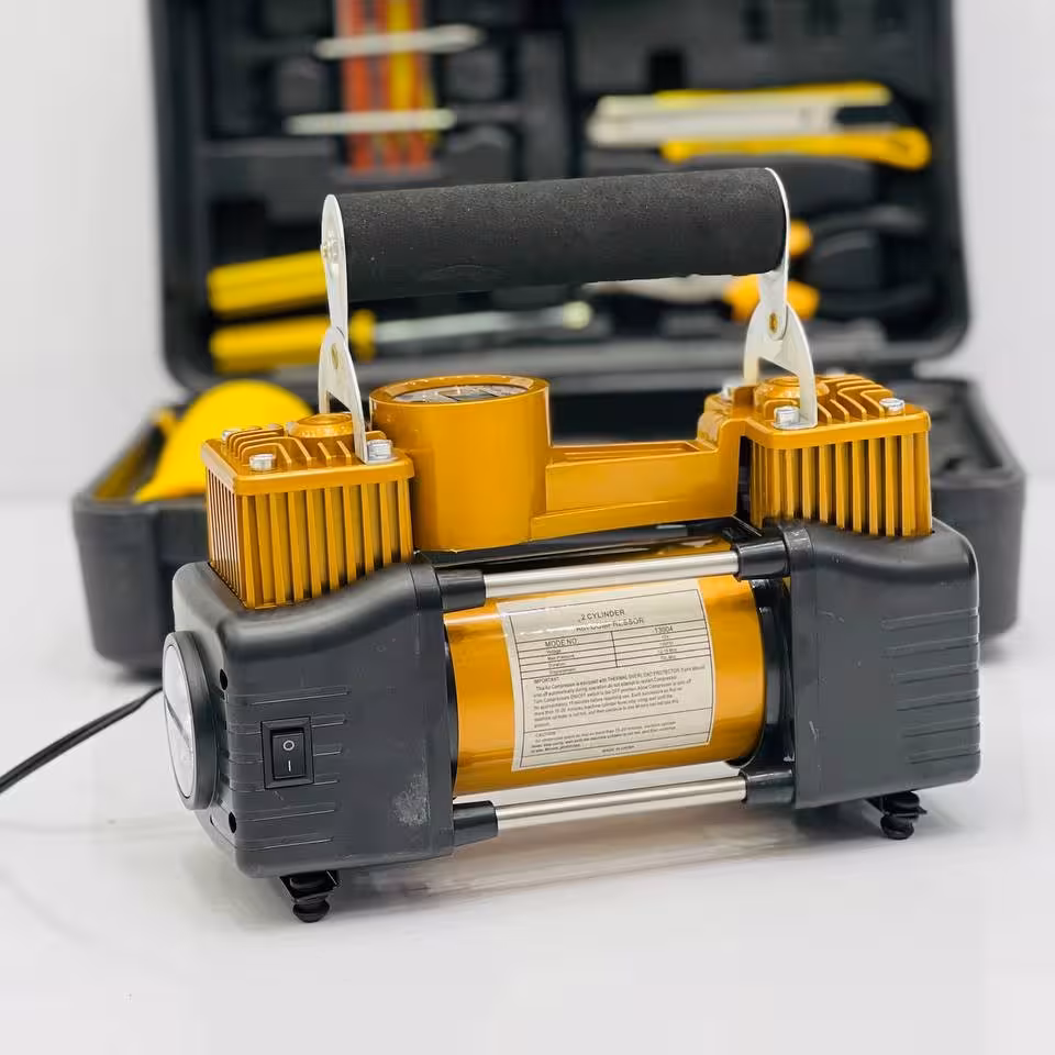 پمپ باد فندکی دیجیتالی چراغدار 