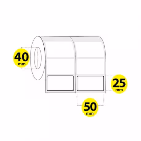 لیبل برچسب پی وی سی 50×25