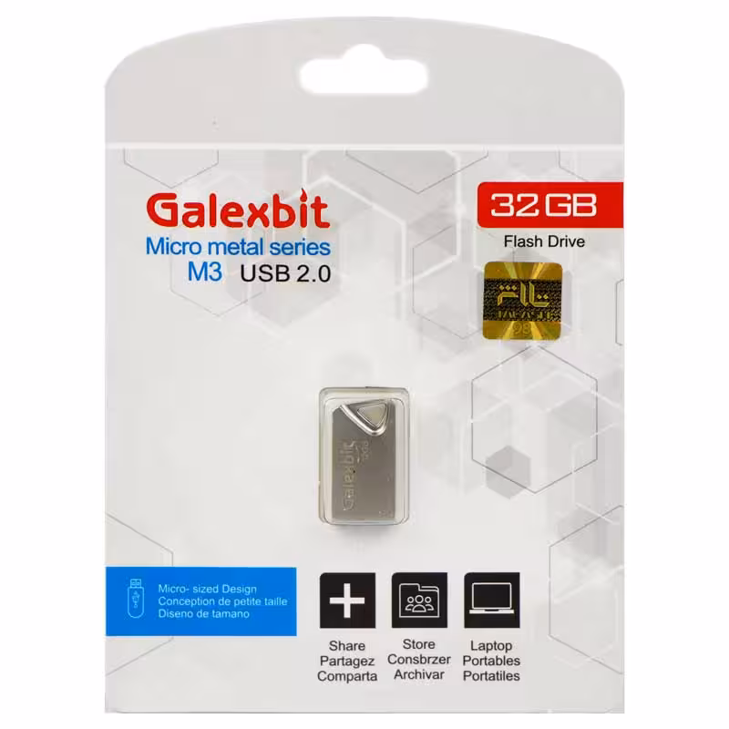 فلش 32G GALEXBIT MICRO METAL SERIES M3