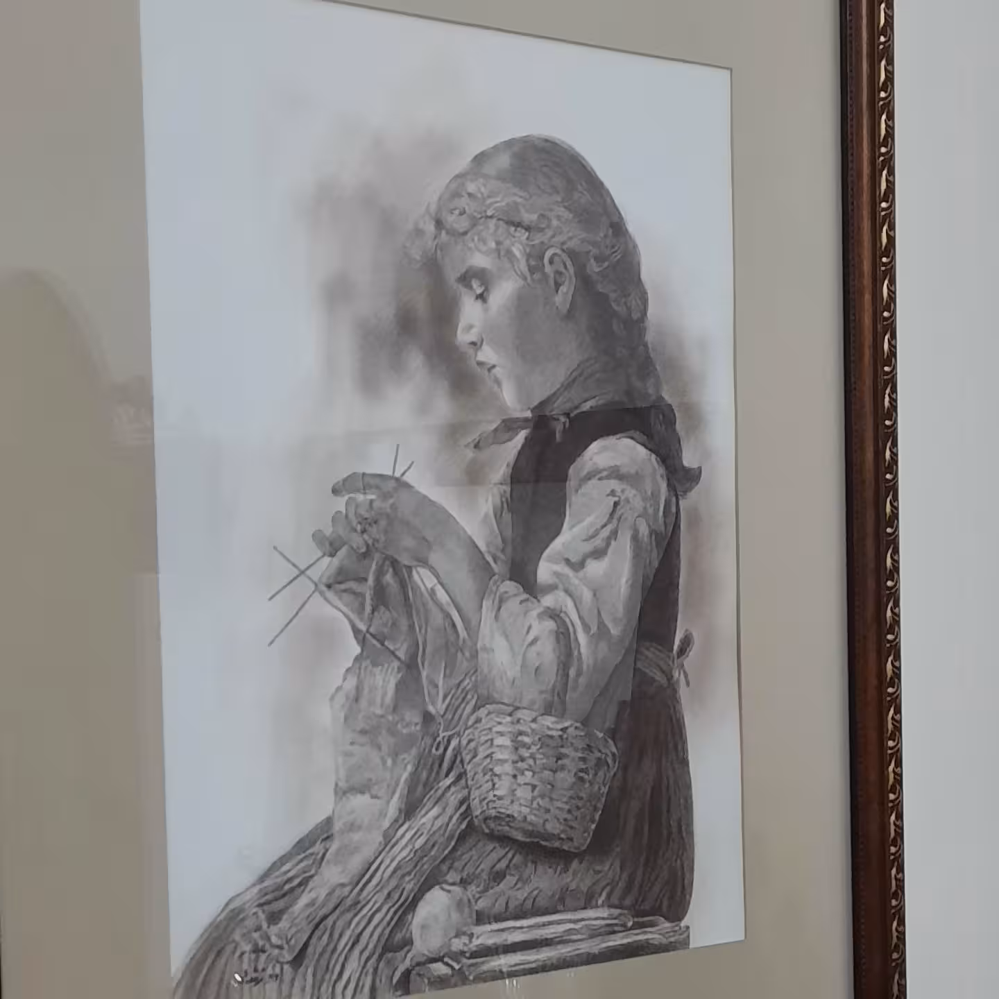 نقاشی مداد تک رنگ