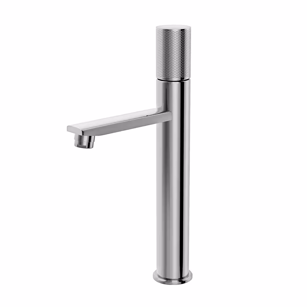 شیر روشویی پایه بلند کسری مدل کراون کروم