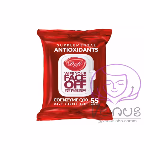 دستمال مرطوب پاک کننده آرایش مدل آنتی اکسیدان دافی DAFI