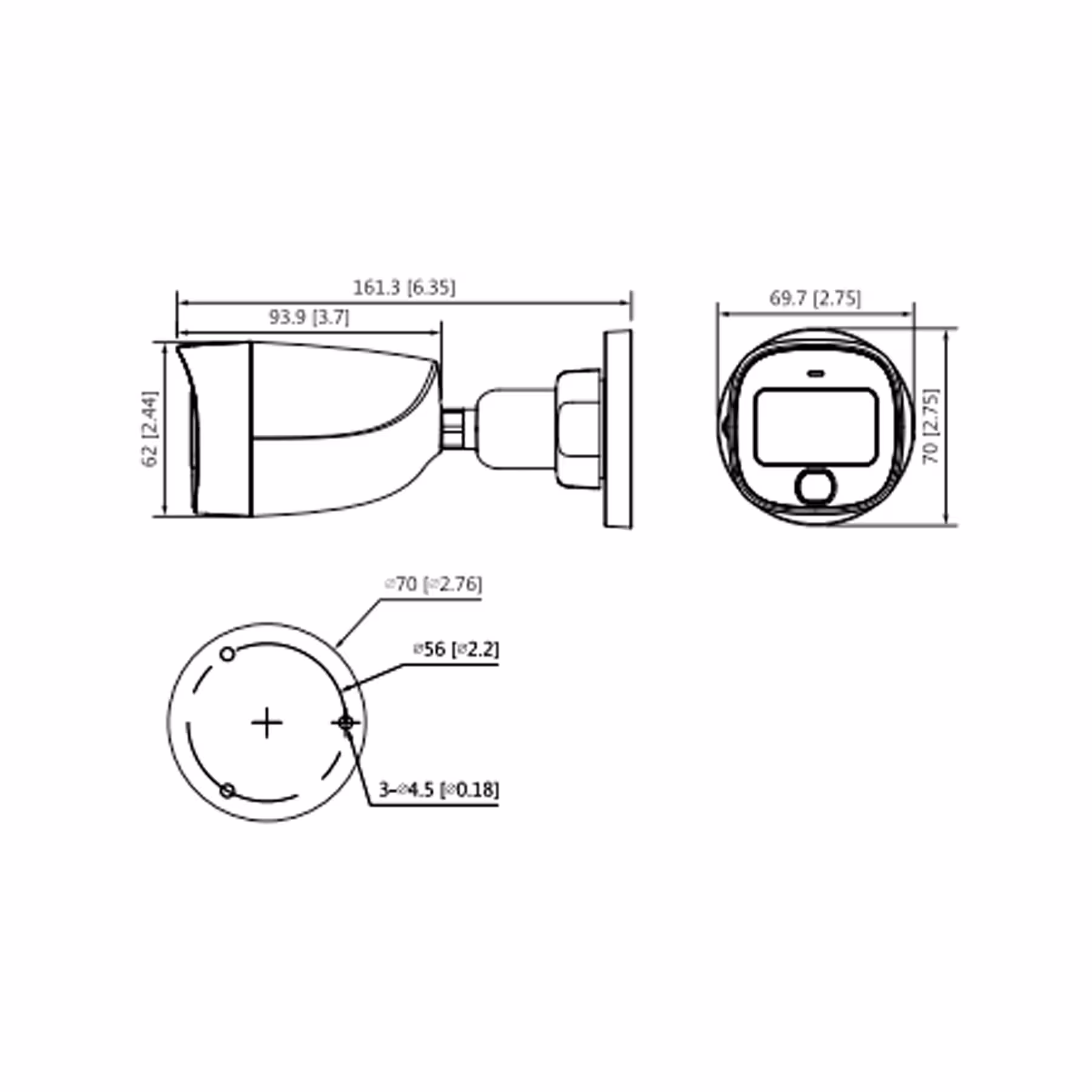 دوربین مداربسته آنالوگ داهوا مدل DH-HAC-HFW1209CP-LED