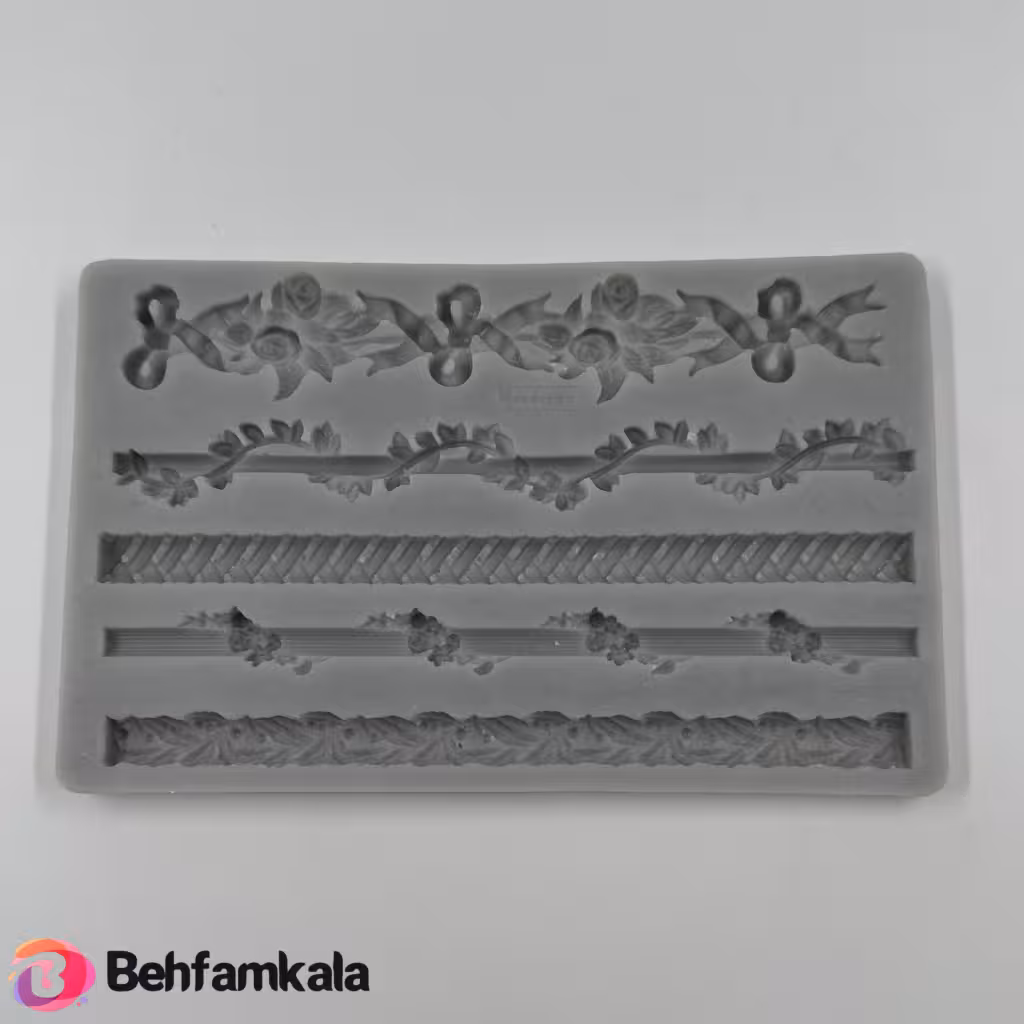 قالب سیلیکونی حاشیه نواری