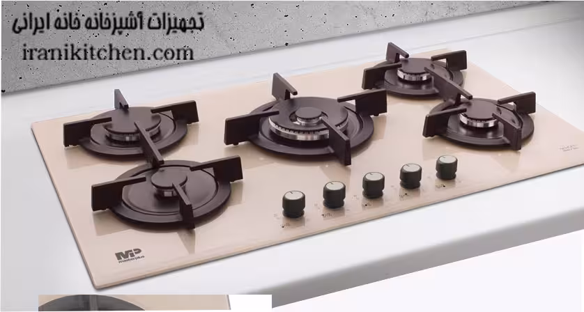 گاز صفحه‌ای مستر پلاس شیشه بژ G249