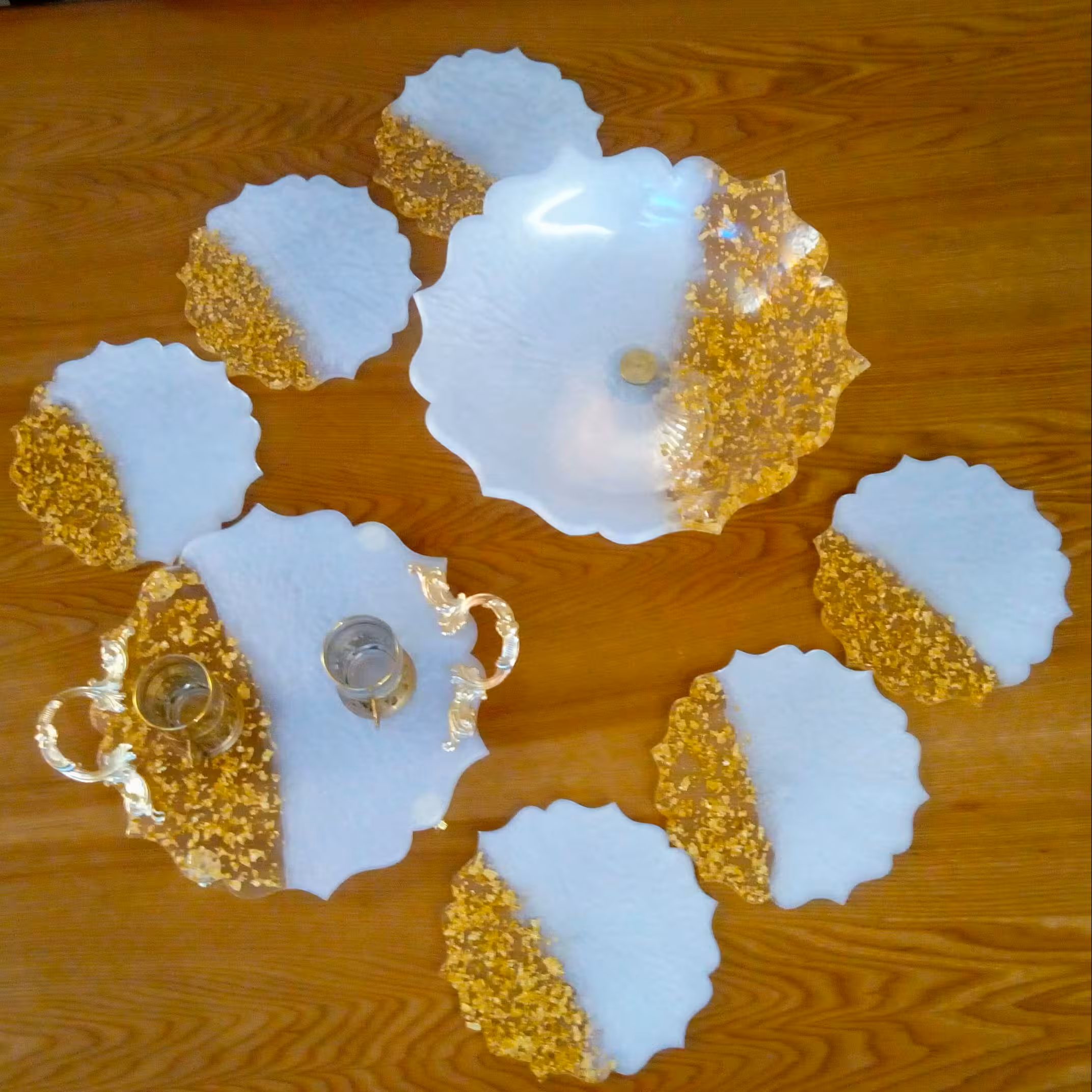 ست پذیرایی رزین