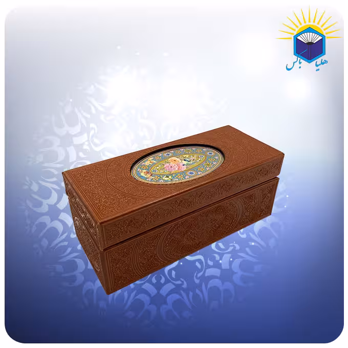 جعبه هدیه چرمی 8*8*19 گلدان16