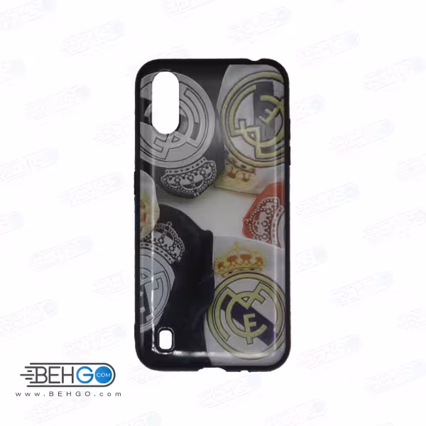 قاب A01 کاور سامسونگ A01 قاب فانتزی گوشی سامسونگ A 01 با عکس رئال مادرید طرح 3 محافظ مناسب ا01 گوشی موبایل سامسونگ New Real Madrid Phone Case For Samsung A01