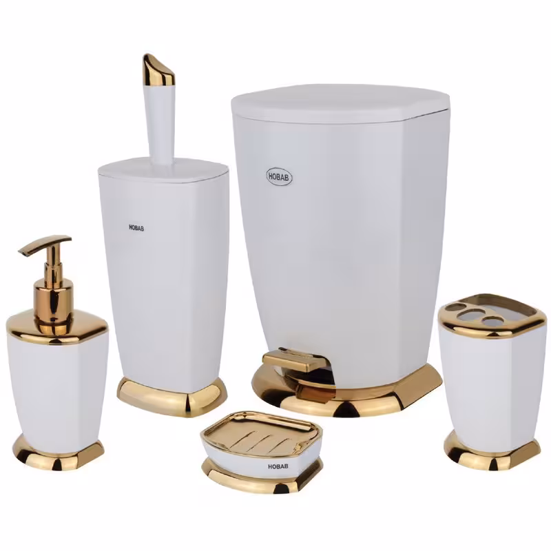 ست سرویس بهداشتی 5 تکه حباب کد 136700 | کالا مکس