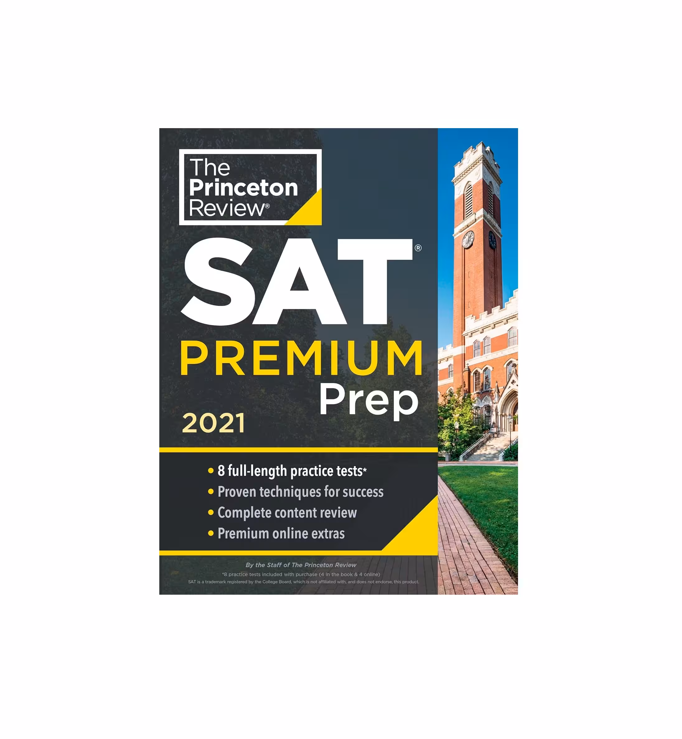 کتاب Princeton Review SAT Premium Prep 2021 پرینستون ریویو اس ای تی پریمیوم پریپ