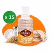 پکیج سیس رایس کیک رژیمی طعم برنج قهوه ای و سفید کارتن 15 بسته ای