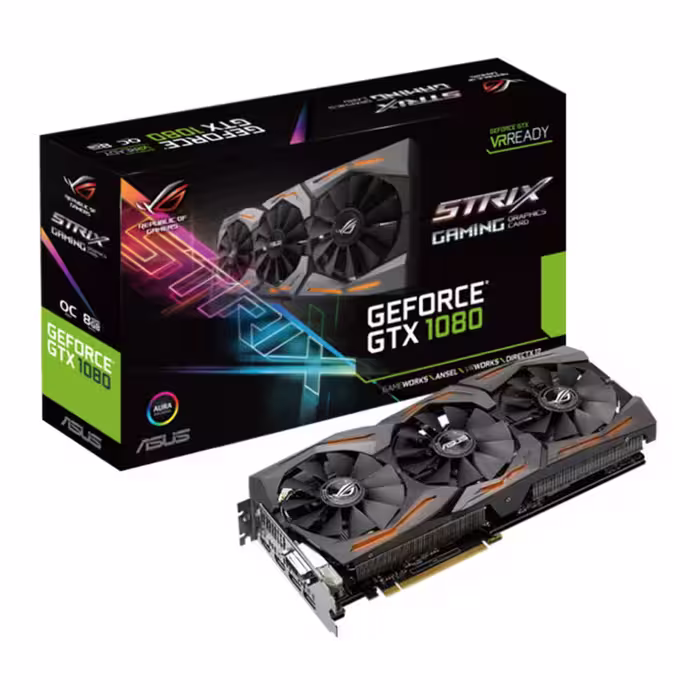 کارت گرافیک ایسوس ROG STRIX GTX1080 O8G GAMING