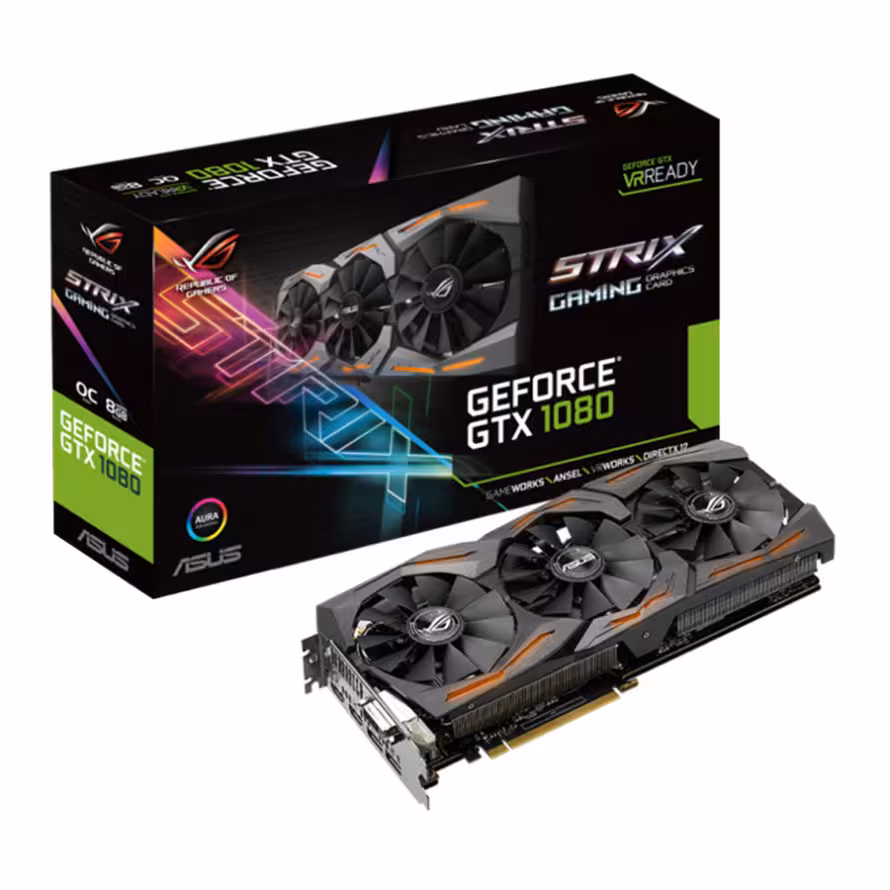 کارت گرافیک ایسوس ROG STRIX GTX1080 O8G GAMING