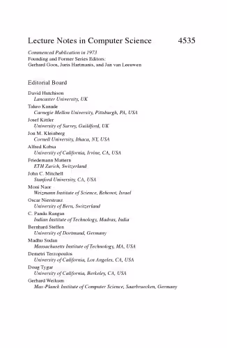 خرید و دانلود نسخه کامل کتاب Computational Geometry and Graph Theory: International Conference, KyotoCGGT 2007, Kyoto, Japan, June 11-15, 2007. Revised Selected Papers