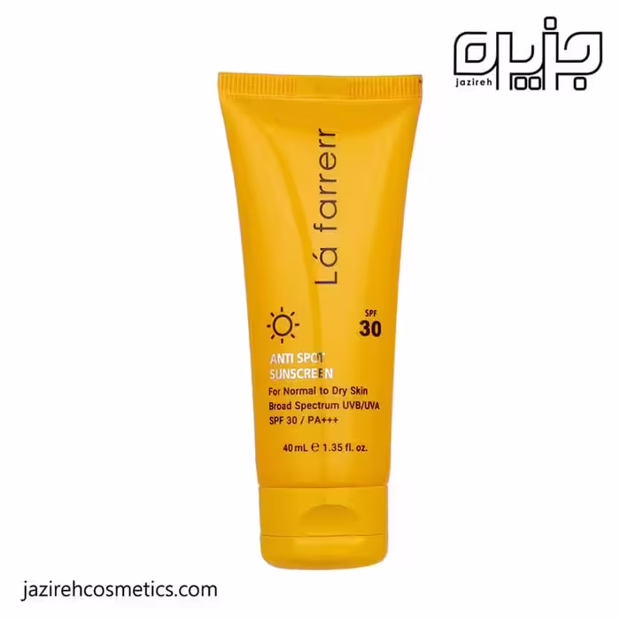 ضد آفتاب و ضد لک بی‌رنگ پوست خشک و معمولی SPF30 لافارر