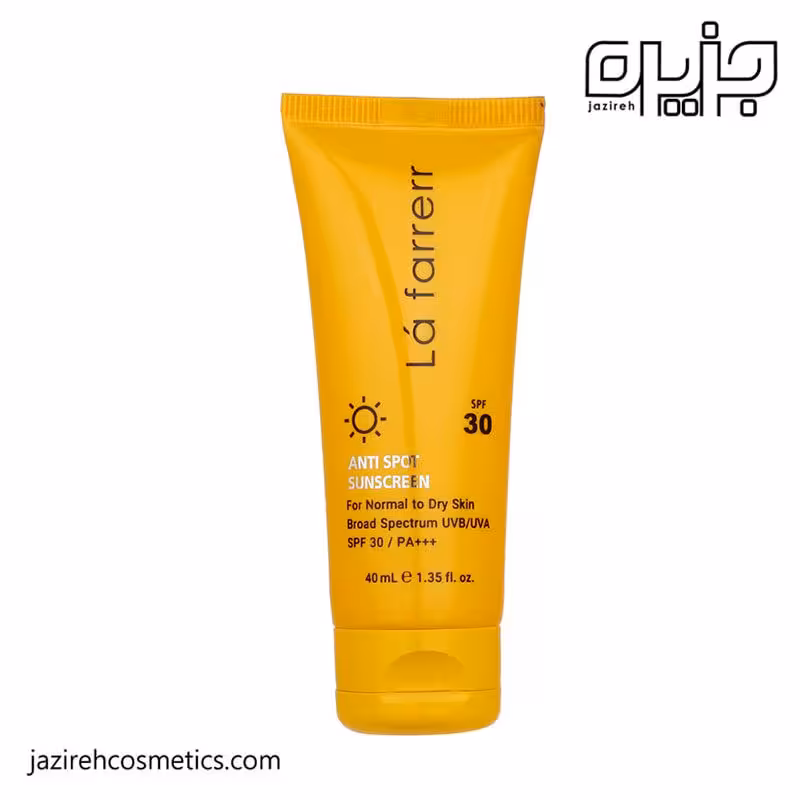 ضد آفتاب و ضد لک بی‌رنگ پوست خشک و معمولی SPF30 لافارر