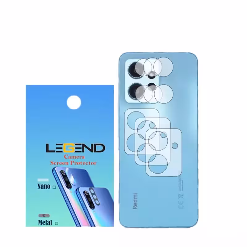 محافظ لنز دوربین لجند مدل نانو گلس مناسب برای موبایل شیائومی Note 12 بسته 3 عددی