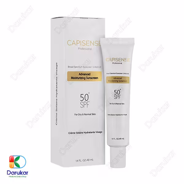 کرم ضد آفتاب و آبرسان پوست خشک و معمولی کپیسنس SPF50 حجم 40 میلی لیتر