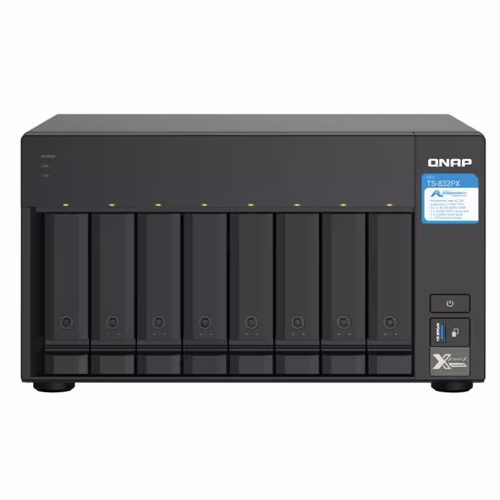 ذخيره ساز تحت شبکه NAS کیو نپ مدل TS-832PX-4G