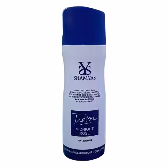 اسپری بدن زنانه شمیاس SHAMYAS مدل MIDNIGHT ROSE حجم 200ml شمیاس