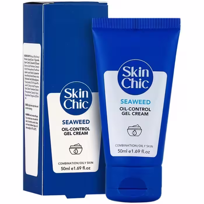 ژل کرم کنترل کننده چربی جلبک دریایی اسکین شیک 50 میلی لیتر Skin Chic