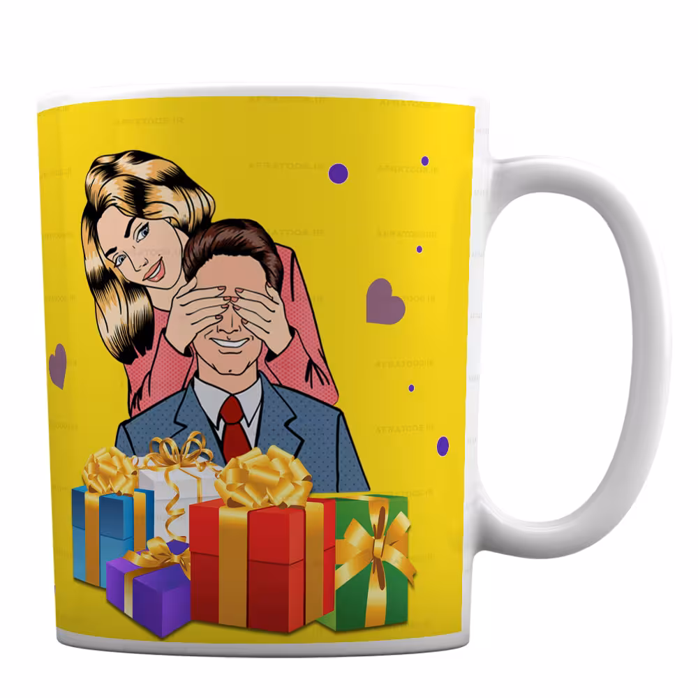 ماگ سرامیکی فانتزی طرح «تولد فروردینی» کد M58