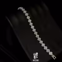 دستبندنقره زنانه کدdnz1029