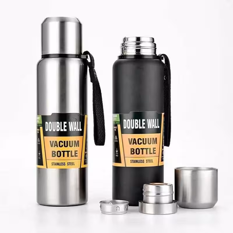 فلاسک استیل 1.5 لیتری پکینیو pekynew (کاور دار)