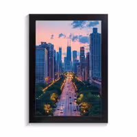تابلو منظره طرح شهر کد PF-22188