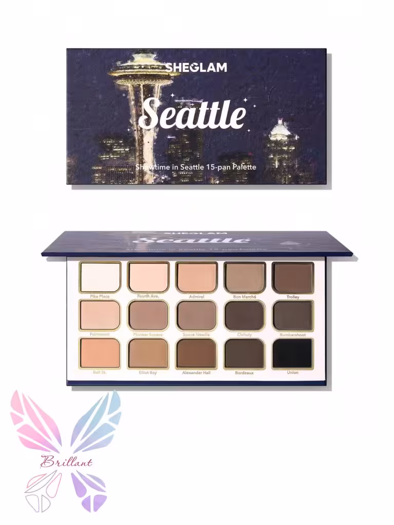 پالت سایه چشم 15رنگ شیگلم مدل showtime in steattle_سیاتل