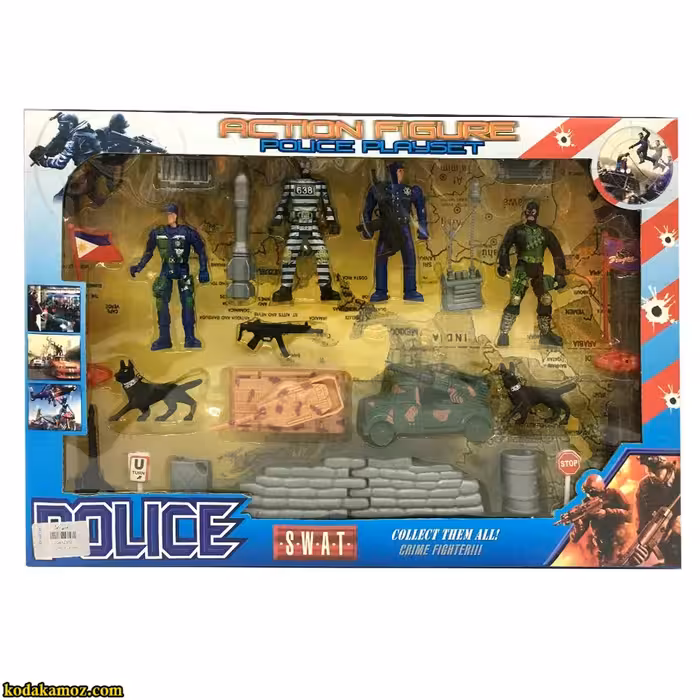 ست اسباب بازی دزد و پلیس