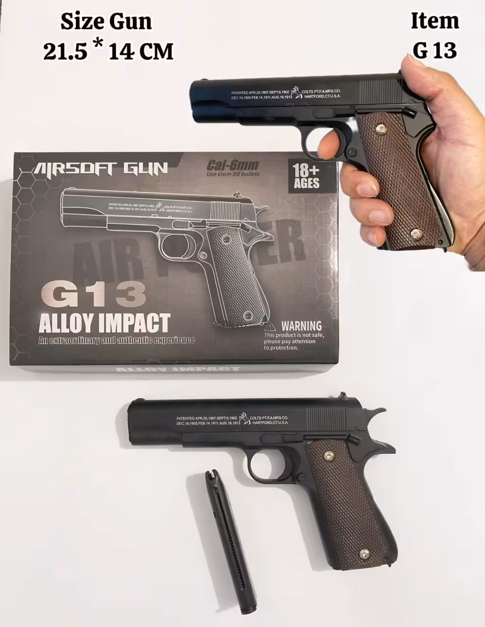 کلت فلزی ساچمه‌ای مدل G13