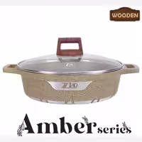 تابه گرانیتی زیو مدل امبر ZLC-8452-32 سایز 32