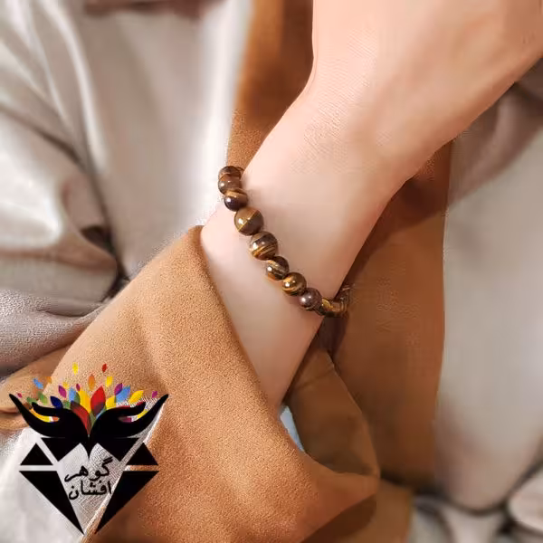 دستبند چشم ببر خوشرنگ کد D_1028